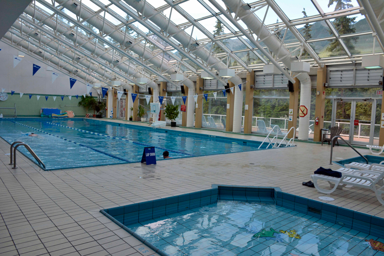 An image of the pool at the Sally Borden Fitness Centre