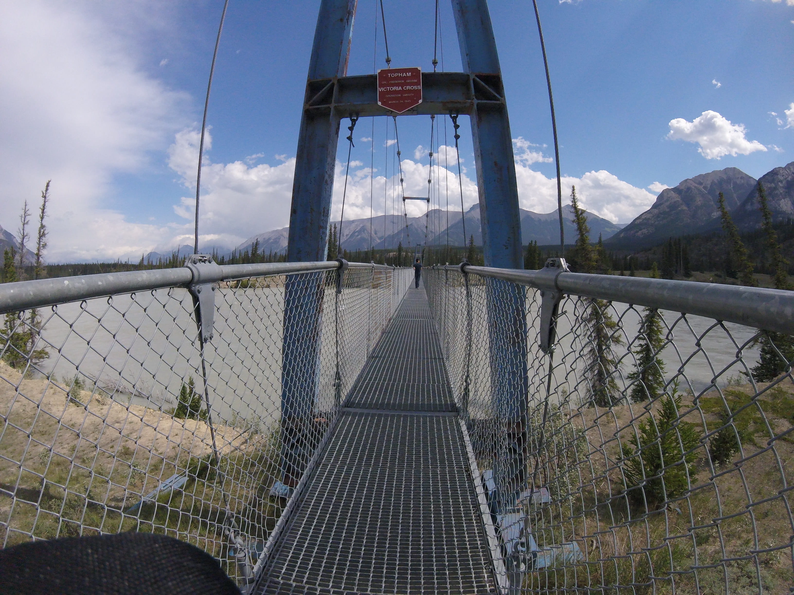 Image of Suspension Bridge over North Saskatchewan River