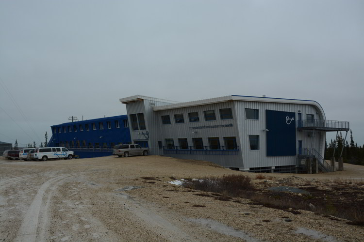 An image of the Churchill Northern Studies Centre near Churchill, Manitoba. The centre offers Churchill polar bear tours.
