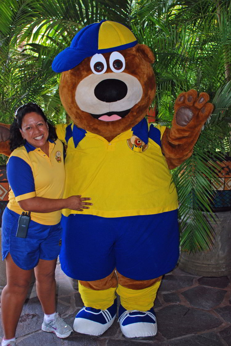 An image of the kids' club mascot at Occidental Cozumel located in Cozumel, Mexico - all inclusive family resorts