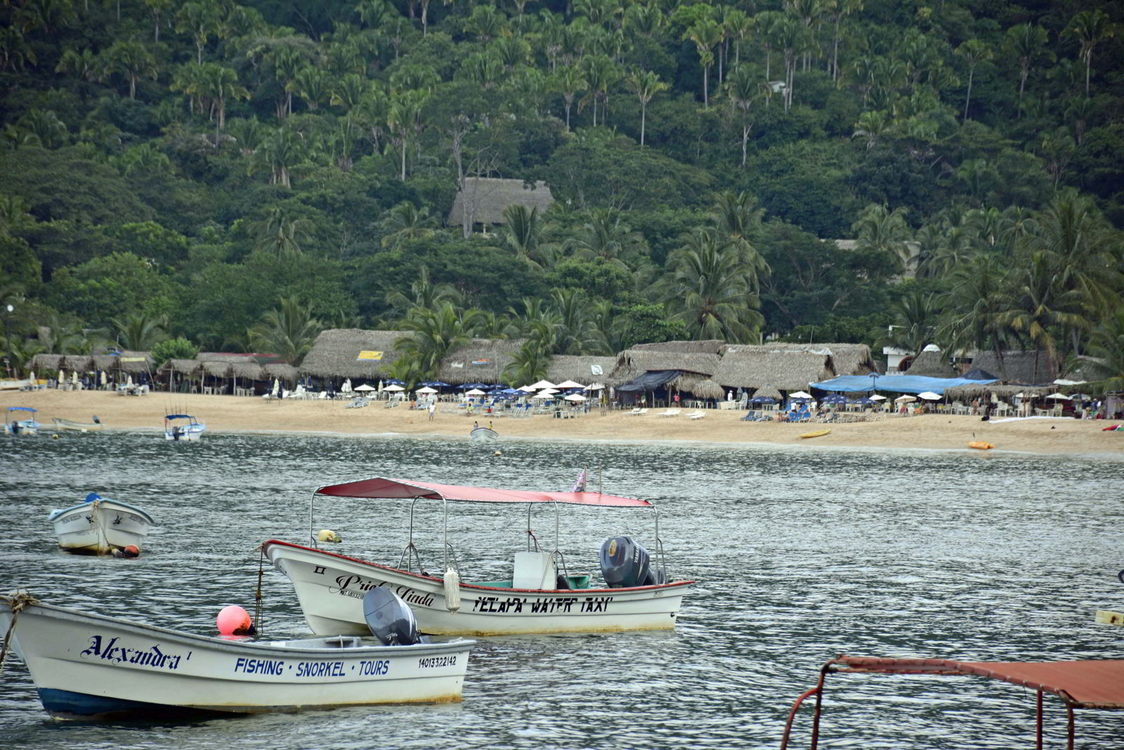 An image of Yelapa Beach in Jalisco, Mexico.