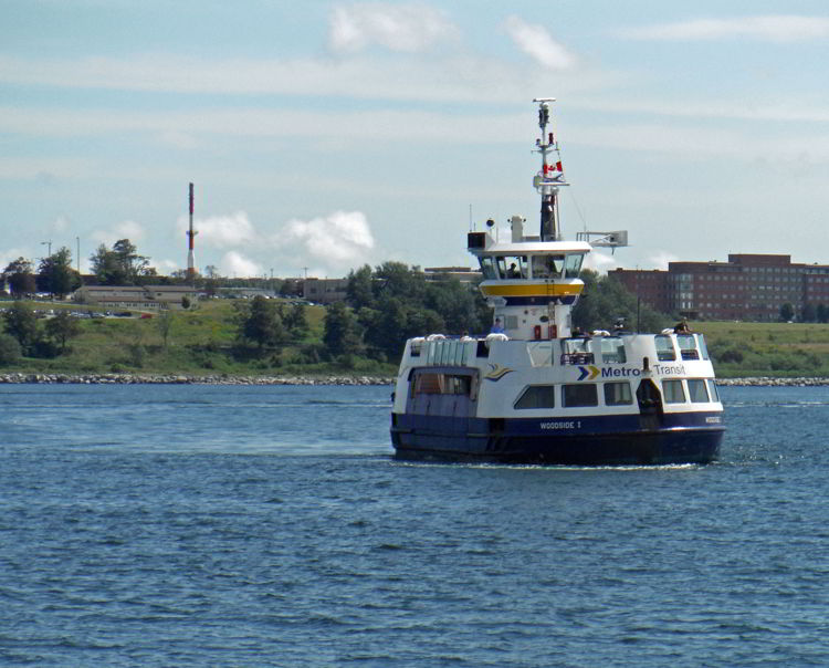 An image of the ferry in Halifax harbor in Halifax, Nova Scotia Canada - Halifax tours