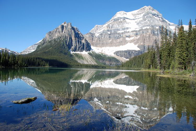 An image of Shadow Lake and Mount Ball in Banff National Park- Shadow Lake Lodge