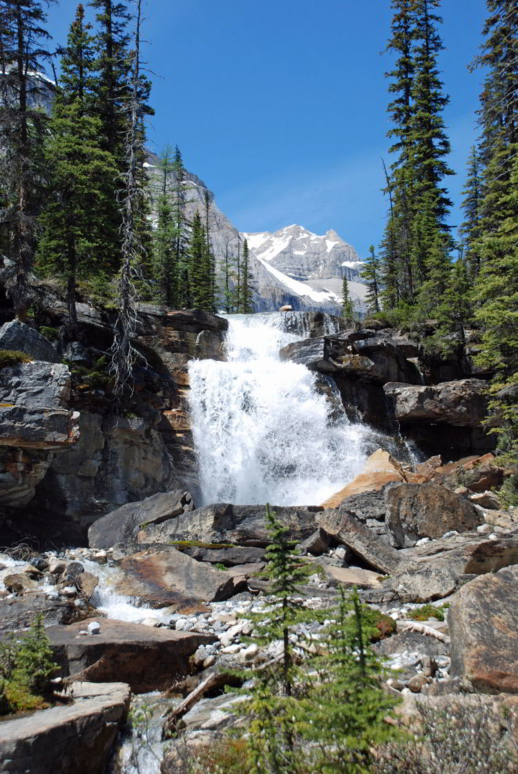 An image of Shadow Lake Falls in Banff National Park - Shadow Lake Lodge