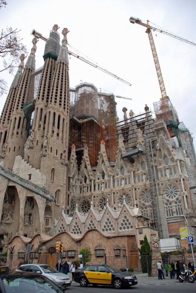 An image of the Sagrada Failia in Barcelona, Spain - Trafalgar Tours Europe