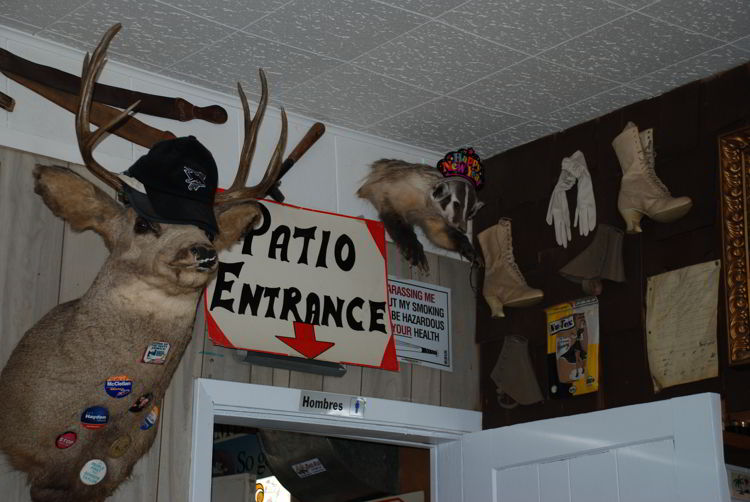 An image of the inside of the Last Chance Saloon in Wayne, Alberta near Drumheller, Alberta