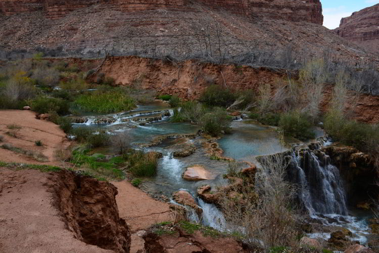 An image of Navajo Falls - Havasupai hike