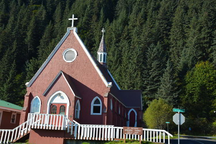 An image of St. Peter's Church in Seward, Alaska USA