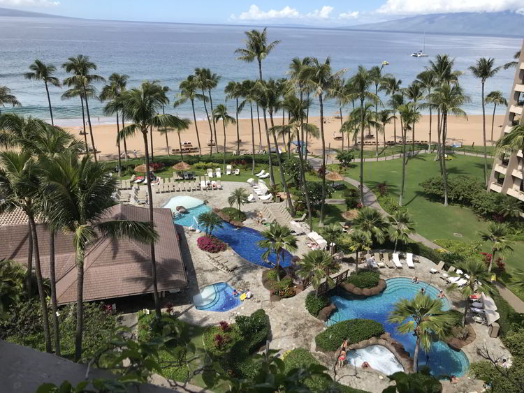 An image of Kāʻanapali Beach. 