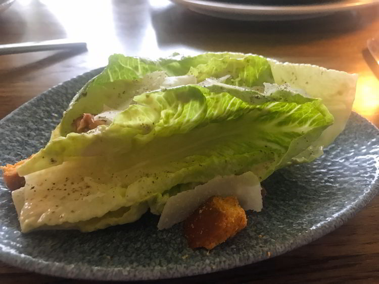 An image of the Caesar salad wedge at Water Tower Grill in Lethbridge, Alberta. 