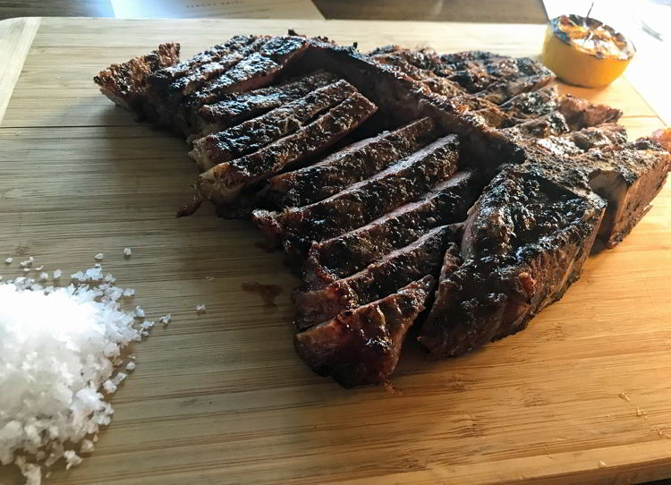 An image of a porterhouse steak at Water Tower Grill in Lethbridge, Alberta. 