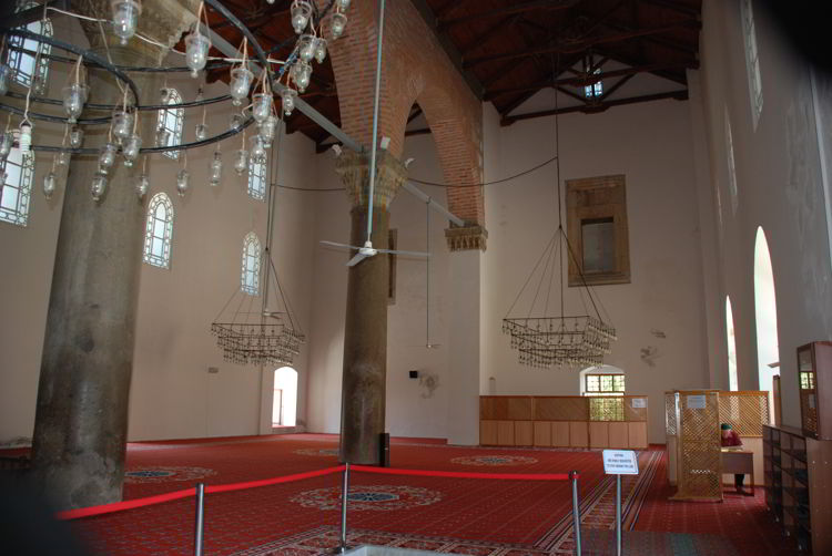 An image of İsa Bey Mosque near Ephesus, Turkey.  