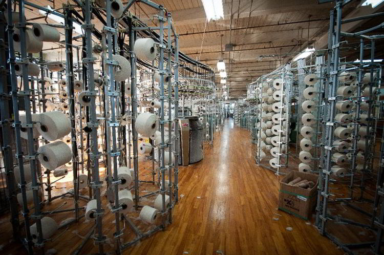 An image of the Stanfield's Limited factory in Turo, Nova Scotia. 