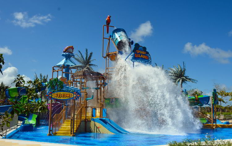 An image of the water park at the Lopesan Costa Bavaro in Punta Cana, Dominican Republic