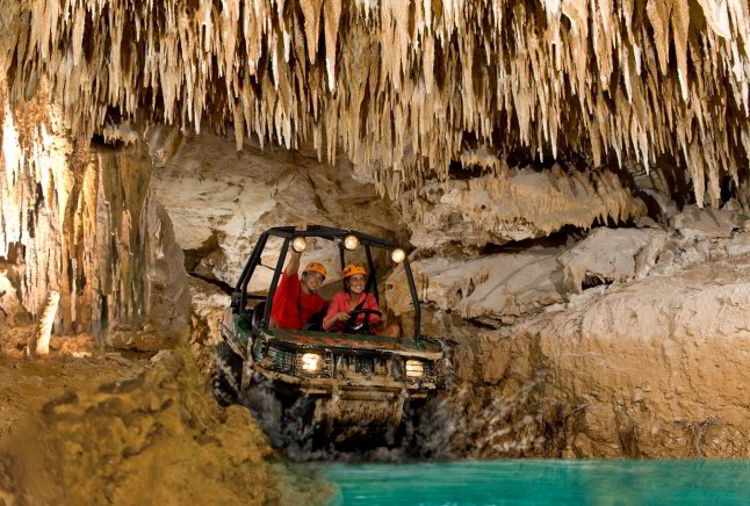 An image of the Xplor Park near Cancun, Mexico.