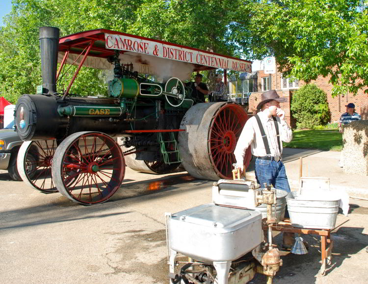 An image of a display from the Camrose Centennial Museum in Camrose, Alberta, Canada. 