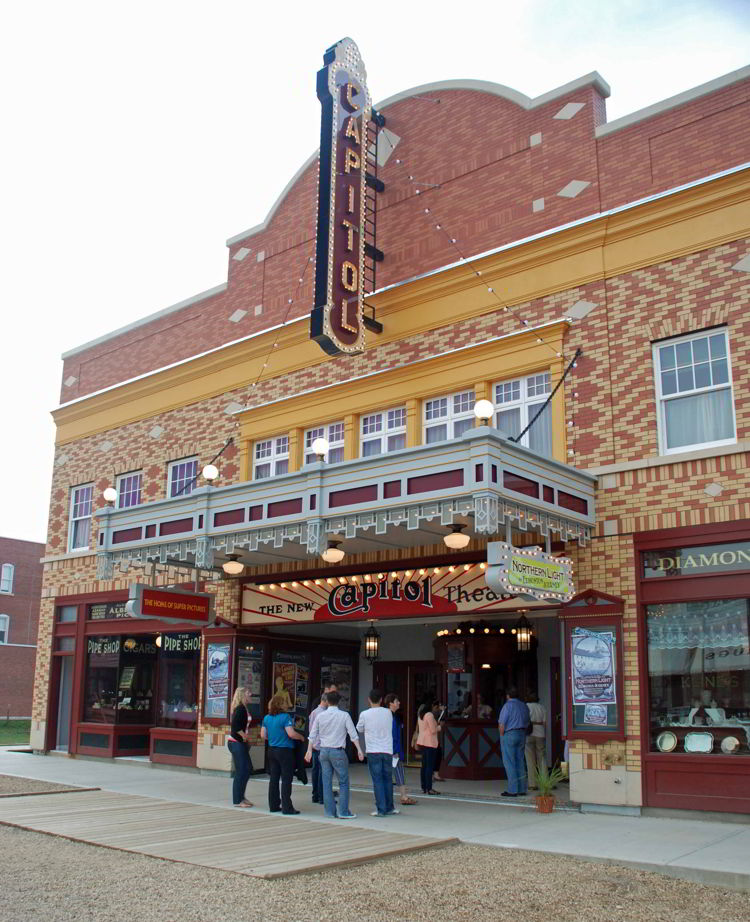 An image of the Capital Theatre in Fort Edmonton Park