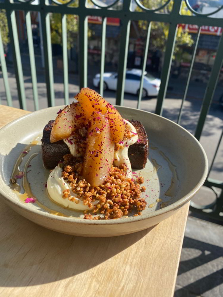 An image of the apple cider loaf at Sunhouse Cafe in Jasper, Alberta, Canada - Jasper brunch