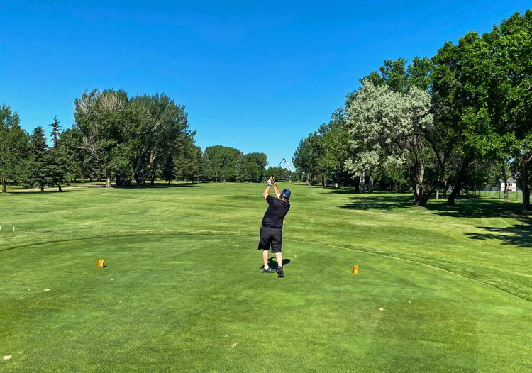 An image of Connaught Golf Course in Medicine Hat, Alberta, Canada. 