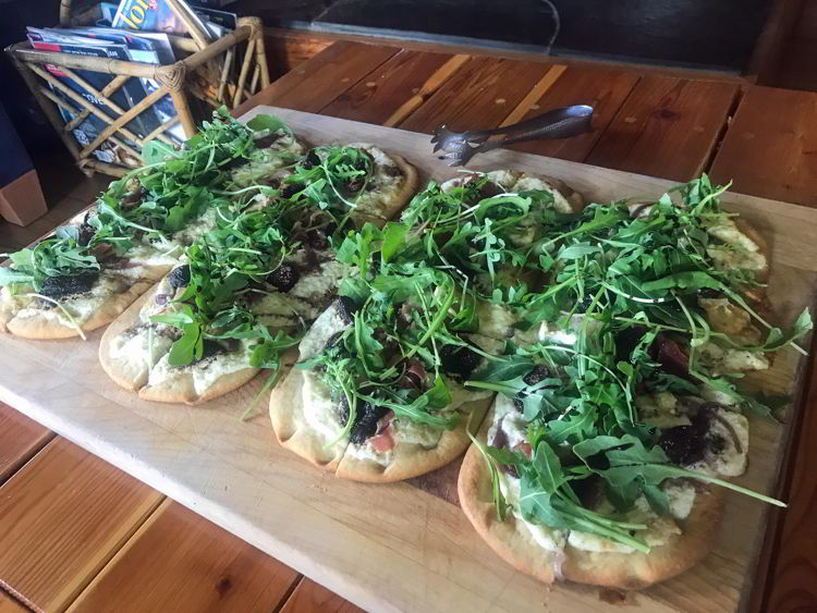 An image of food at Purcell Mountain Lodge in British Columbia, Canada.