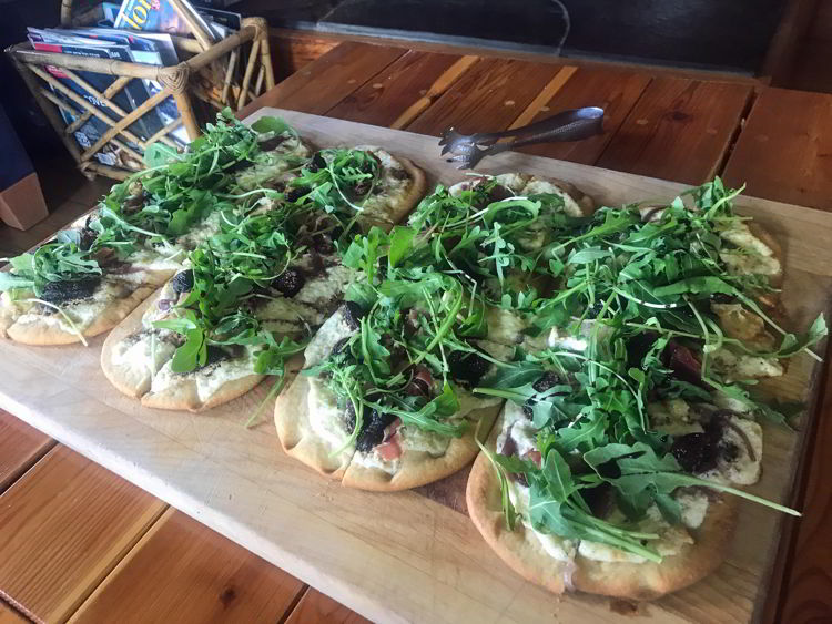 An image of food at Purcell Mountain Lodge in British Columbia, Canada.