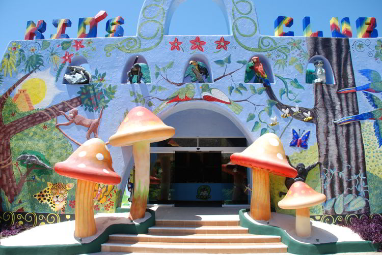 An image of the kids club at the Sandos Caracol Eco Resort in Riviera Maya, Mexico - Great All Inclusive Family Vacations An image of the kids club at the Sandos Caracol Eco Resort in Riviera Maya, Mexico - Great All Inclusive Family Vacations