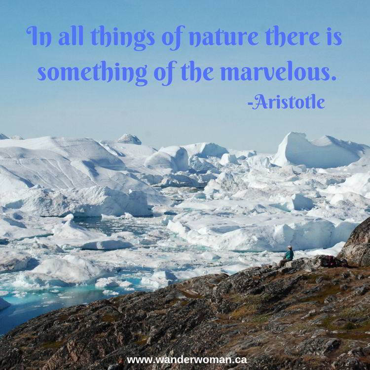 An image of Ilulissat Icefjord in Greenland - meaningful quotes about nature - In all things of nature is there something of the marvelous - Aristotle An image of Ilulissat Icefjord in Greenland - meaningful quotes about nature - In all things of nature is there something of the marvelous - Aristotle