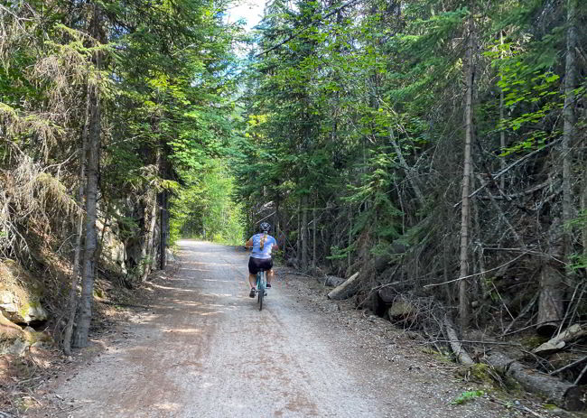 An image of the Myra Canyon Trail near Kelowna, BC. 