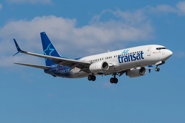An Air Transat Airplane