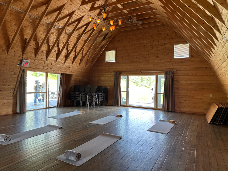 a space for yoga