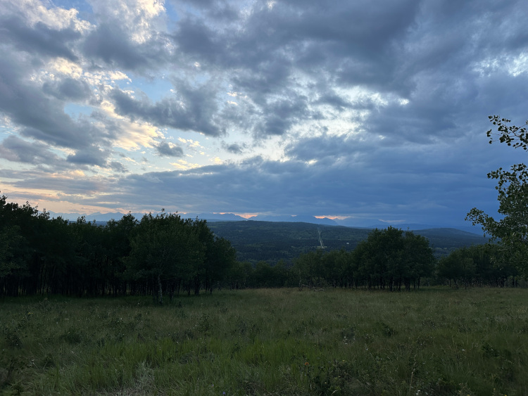 A sunset