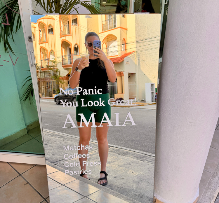 amaia matcha and coffee, best coffee in playa del carmen