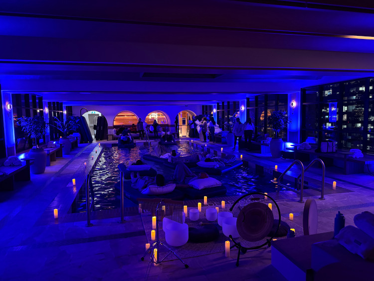 setup for sound bath calgary