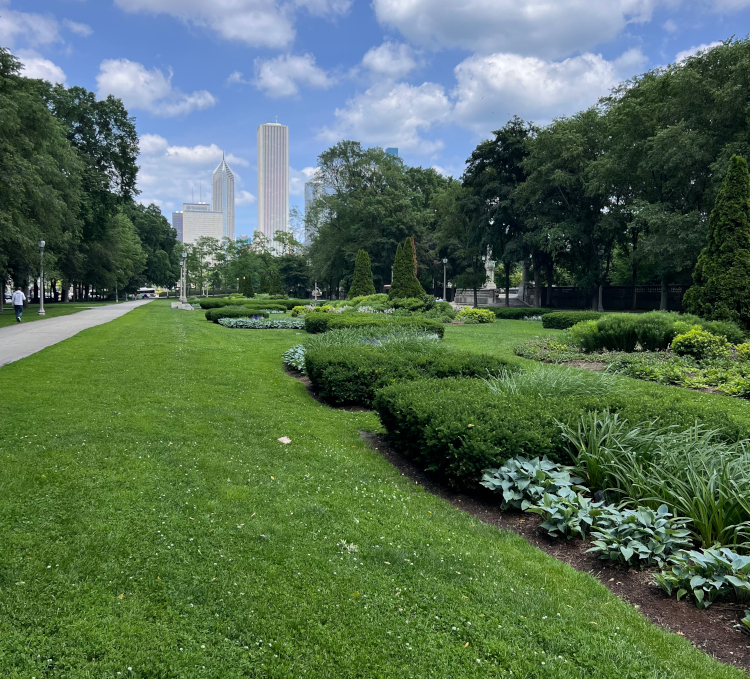 trail at chicago's lakefront