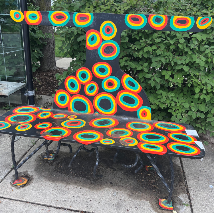 bench chicago's lakefront