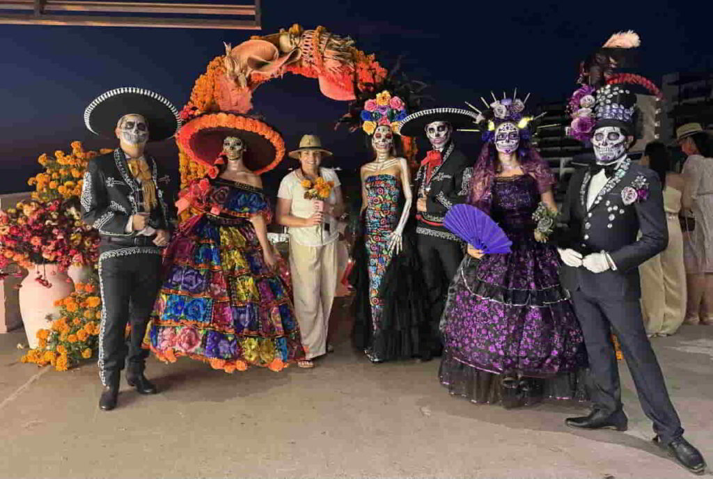 An image of Mazatlán’s Día de los Muertos celebrations. 