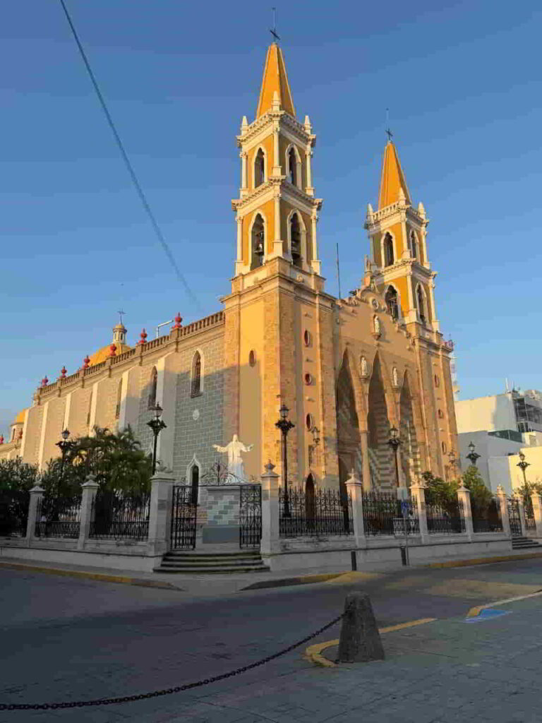 An image of The Basilica Cathedral of Mazatlán in Mazatlan, Mexico. 