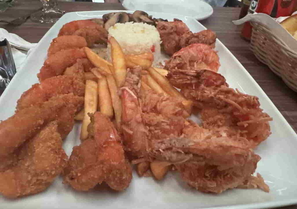 An image of a shrimp dish in Mazatlan, Mexico. 