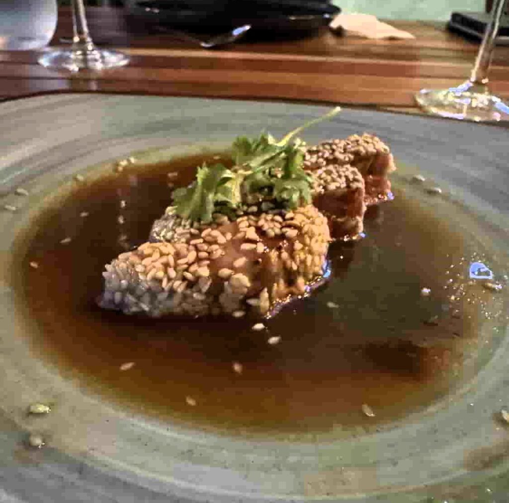 An image of a tuna dish at Delta Hotels Riviera Nayarit.